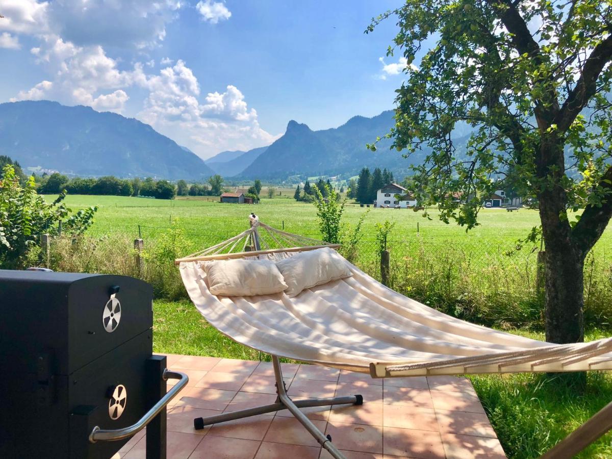 Ferienhaus Veronika Mit 2000Qm Garten Und Bergblick Unterammergau Ngoại thất bức ảnh